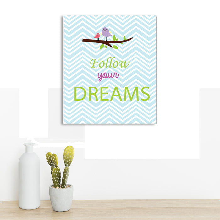 Canvas Wall Art Frame | Follow Your Dreams
