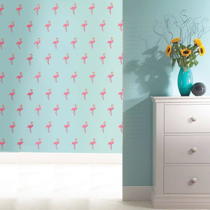 Mini Wall Art Stickers For Room | Fussy Flamingos