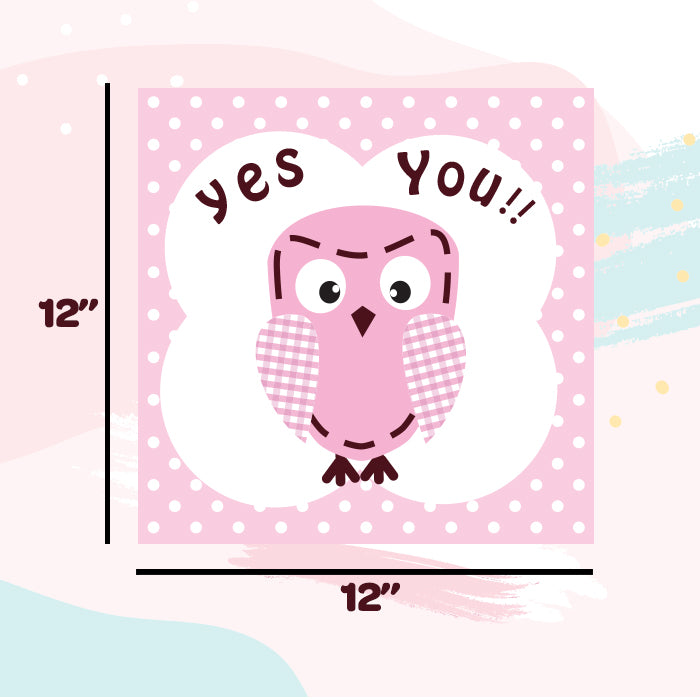 Canvas Wall Art Frame | Guess Whoo