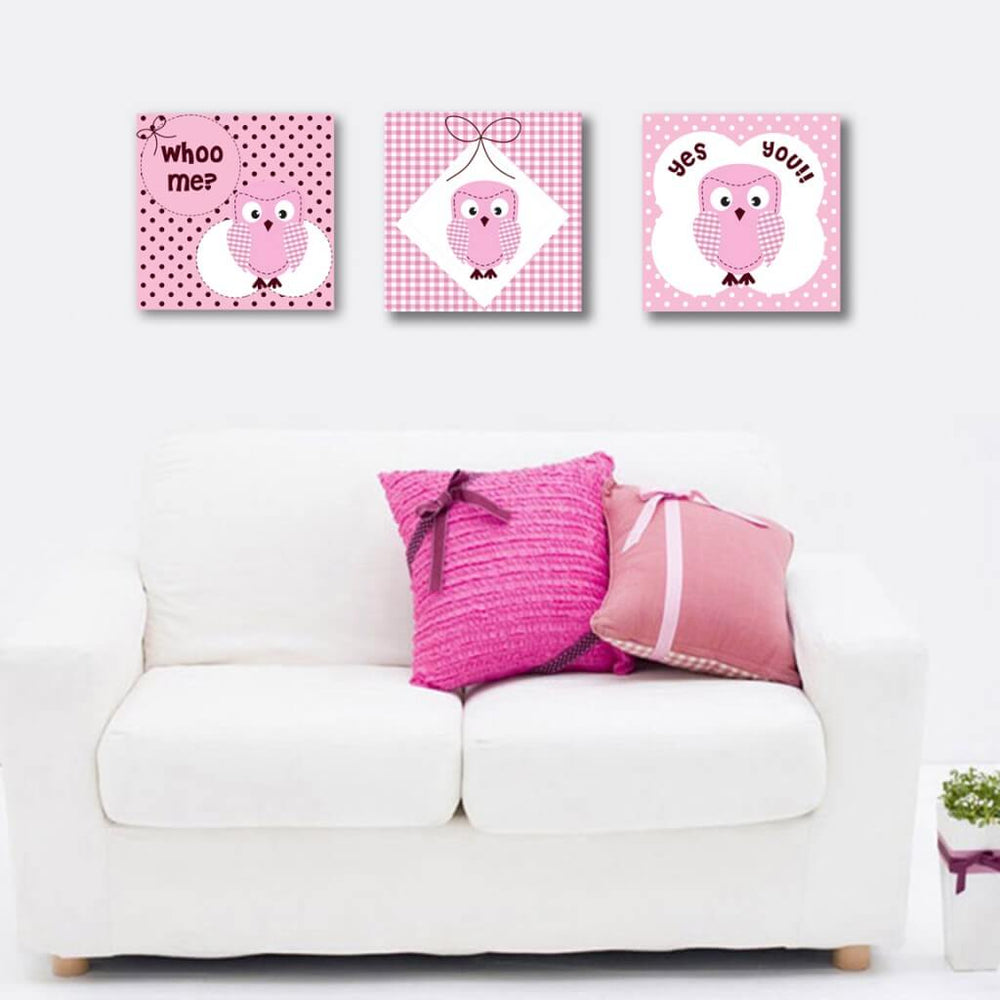 Canvas Wall Art Frame | Guess Whoo
