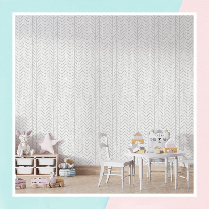 Hand Drawn Line Pattern Wallpaper