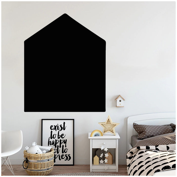 Chalk Wall Decals | Hut Shape - Black