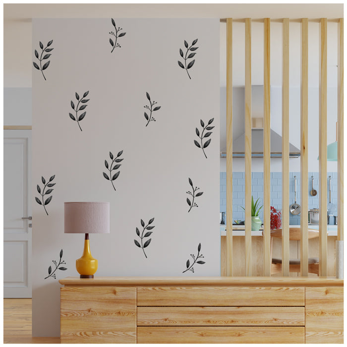 Wall Stickers For Room | Inky Leaves