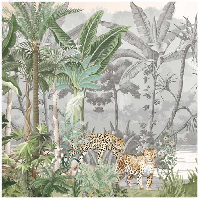 Leopard landscape Wallpaper