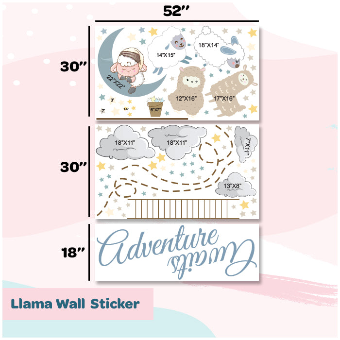 Wall Stickers For Room | Llama