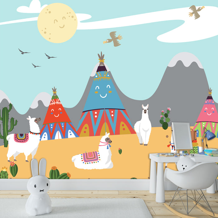 Llamas Theme Wallpaper