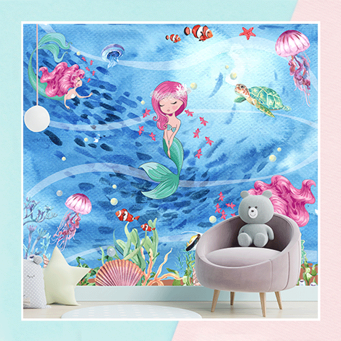 Mermaid Themed Wallpaper