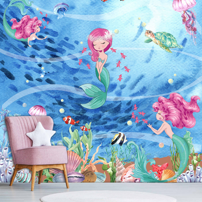Mermaid Themed Wallpaper