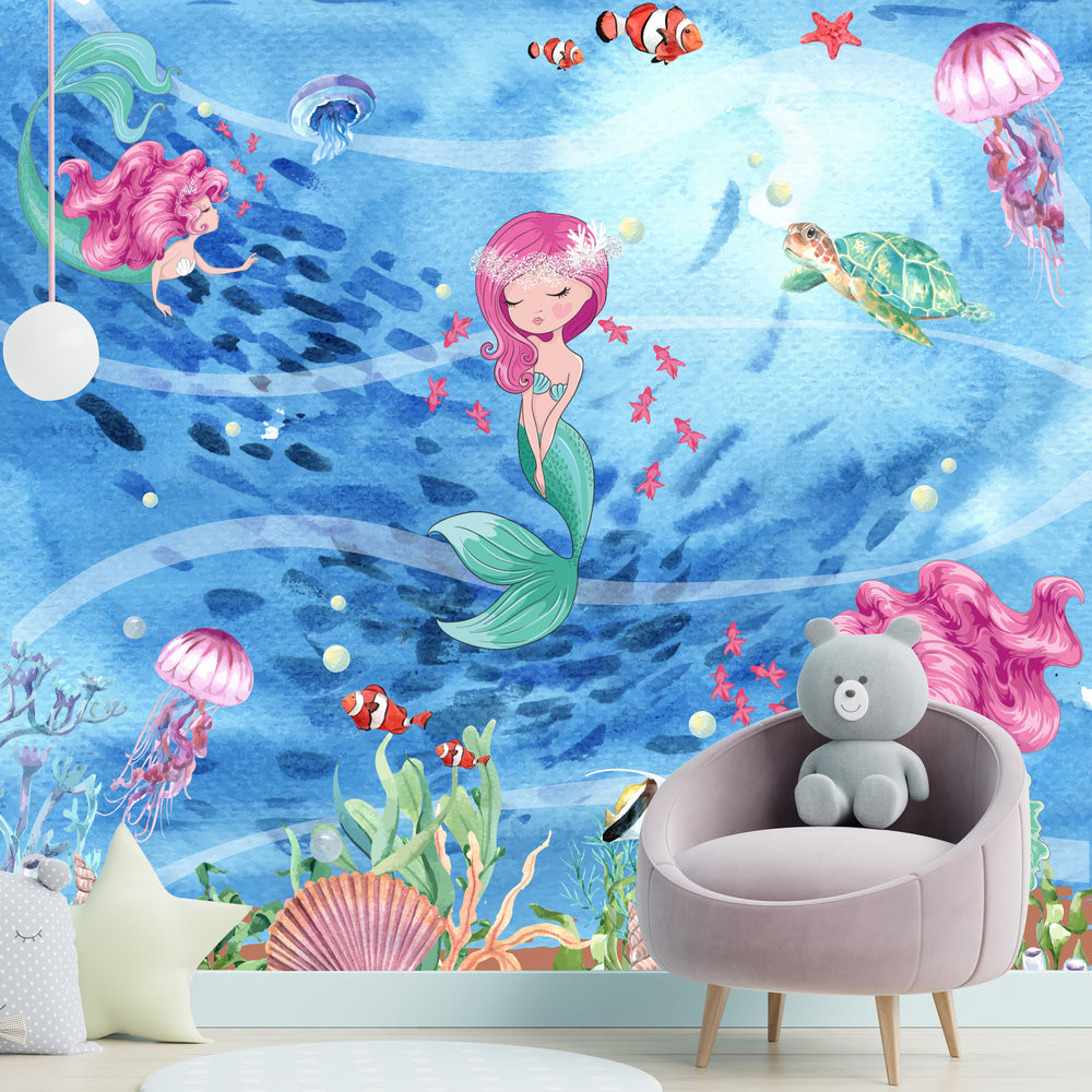 Mermaid Themed Wallpaper