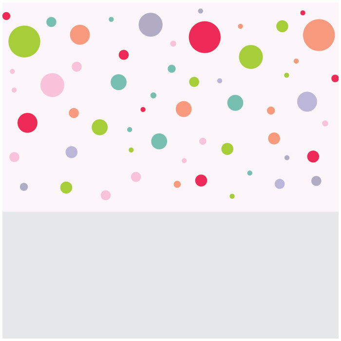 Mini Wall Art Stickers For Room | Multicolor Polka Dots