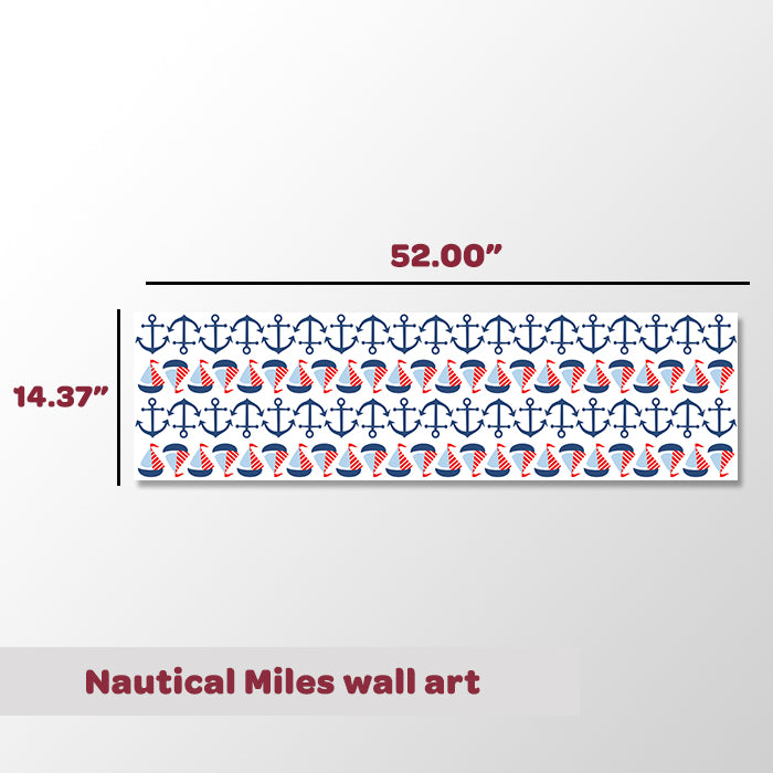 Mini Wall Art Stickers For Room | Nautical Miles