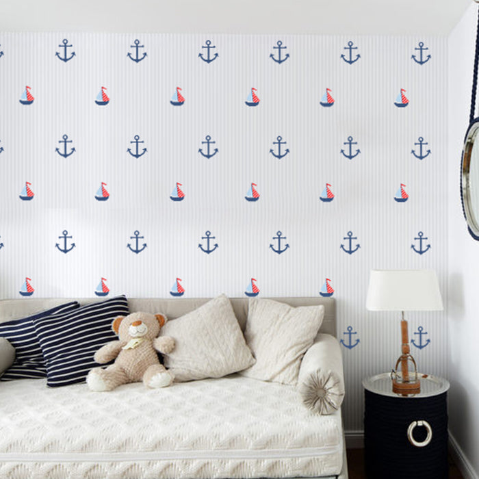 Mini Wall Art Stickers For Room | Nautical Miles