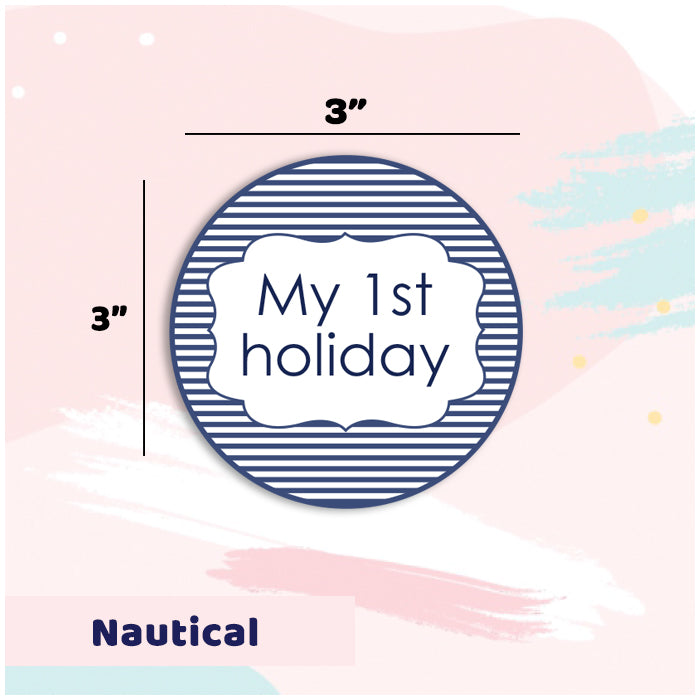 Nautical Milestone Sticker
