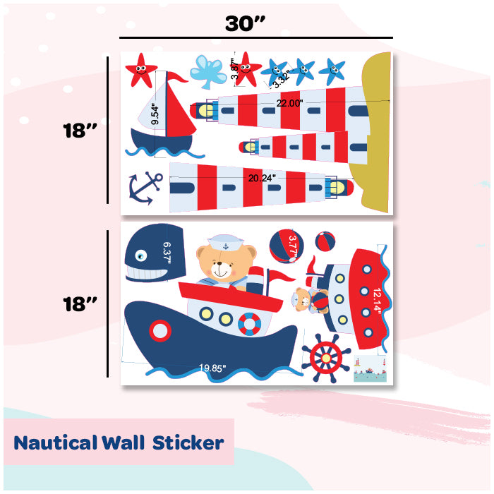 Wall Stickers For Room | Nautical Theme