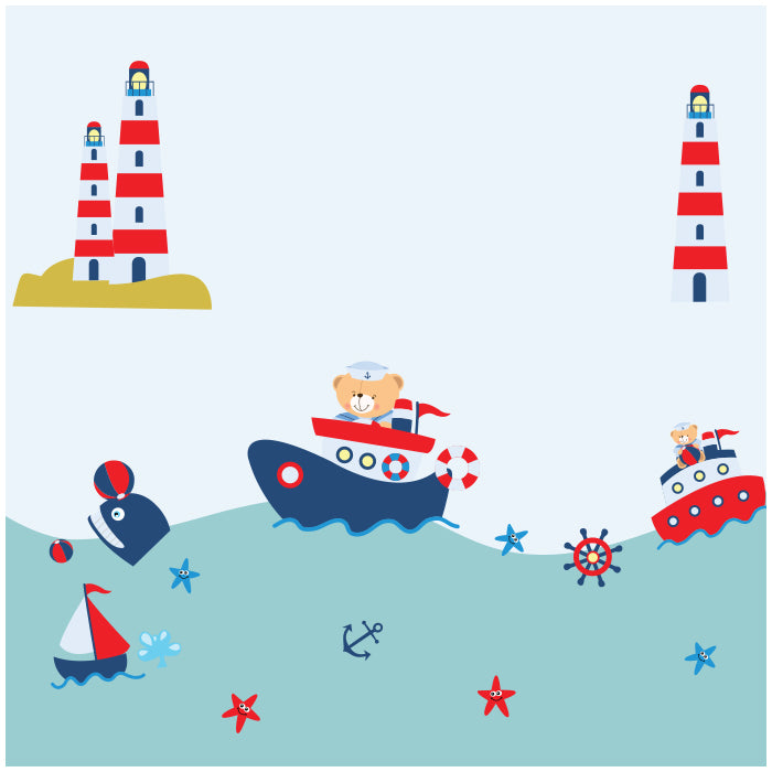 Wall Stickers For Room | Nautical Theme