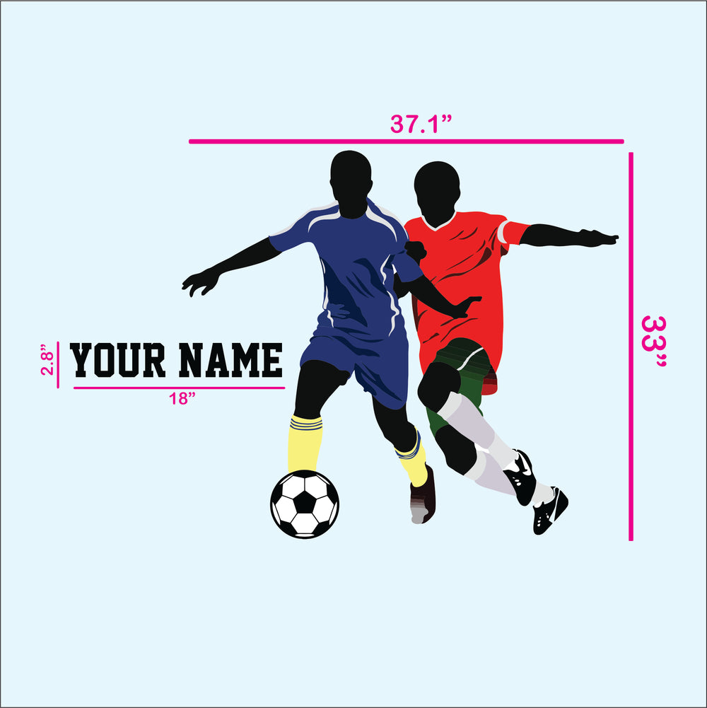Wall Name Sticker | Football Player