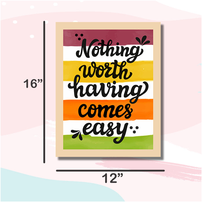 Wall Frames | Nothing Worth Having