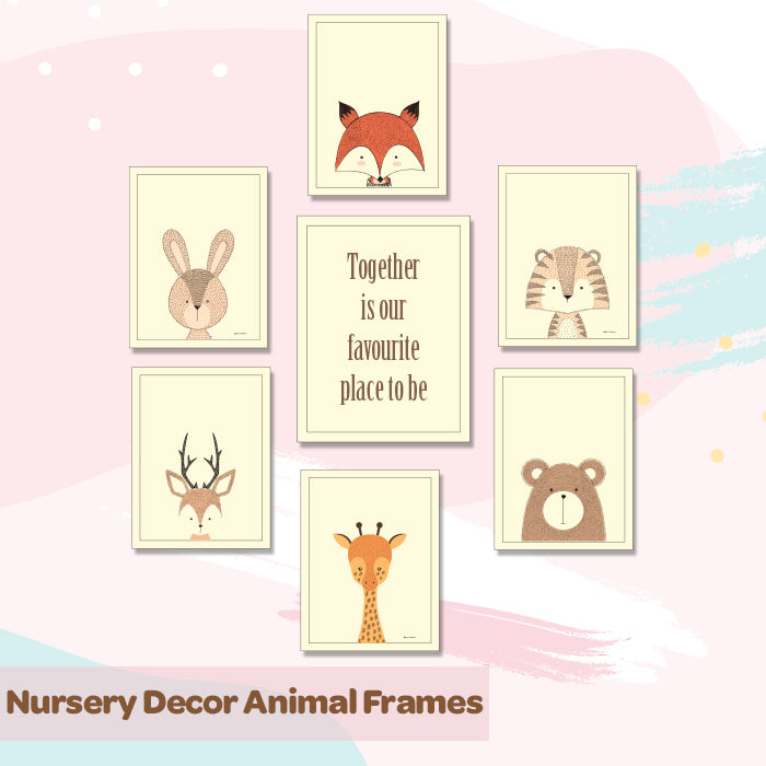 Wall Frames | Nursery Decor Animal
