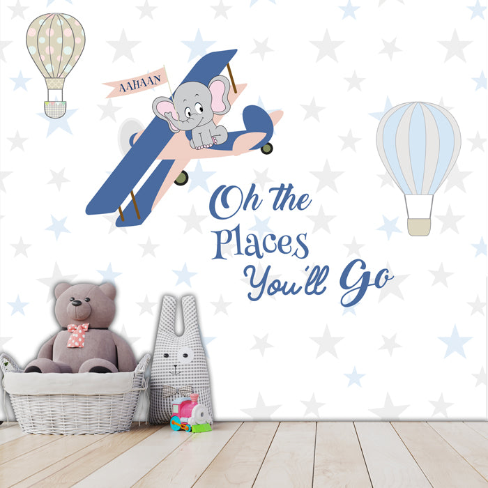 Oh the Places you will go Theme Wallpaper