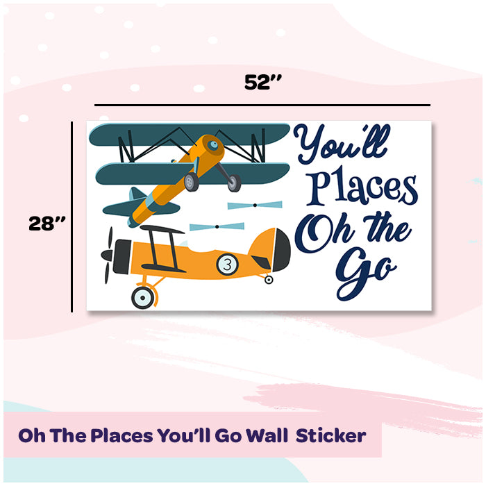 Wall Stickers For Room | Oh The Places You Will Go