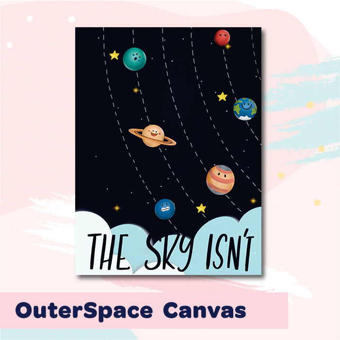 Canvas Wall Art Frame | Outer Space