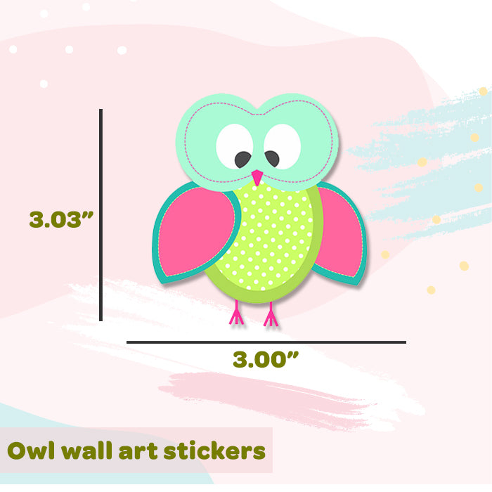 Mini Wall Art Stickers For Room | Owl