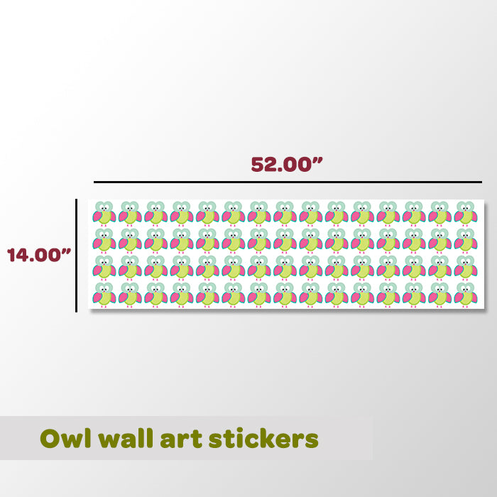 Mini Wall Art Stickers For Room | Owl