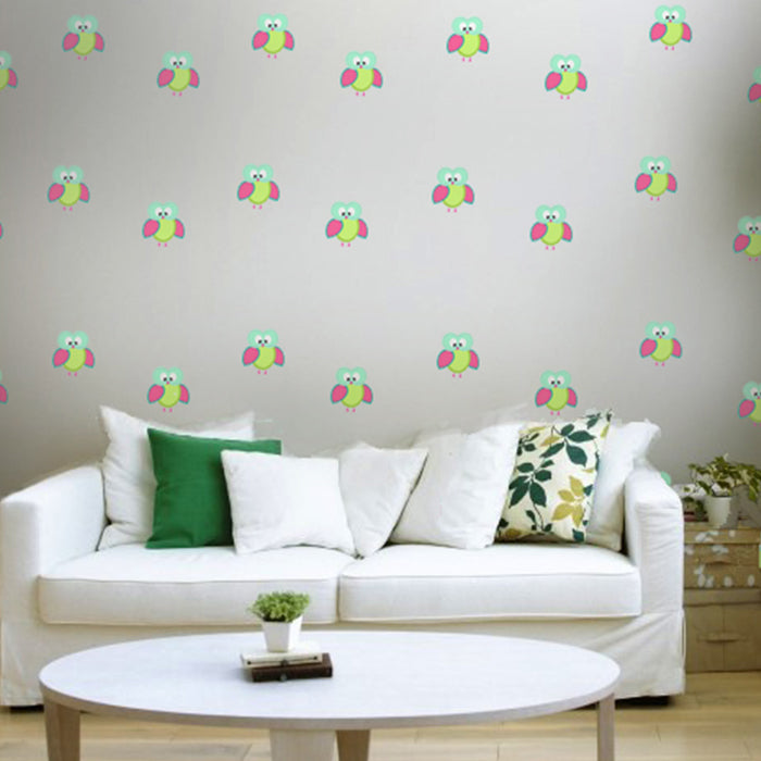 Mini Wall Art Stickers For Room | Owl