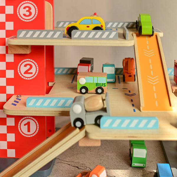 Wooden Toy Set | Drive In