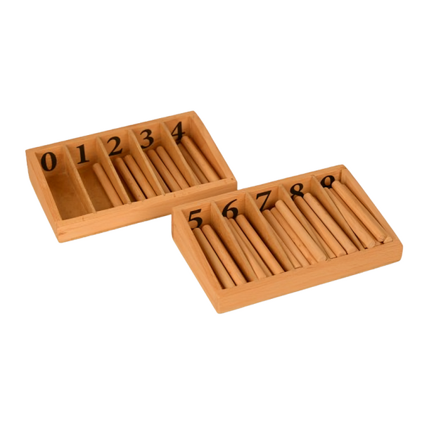 Wooden Toy Set | Spindle Box