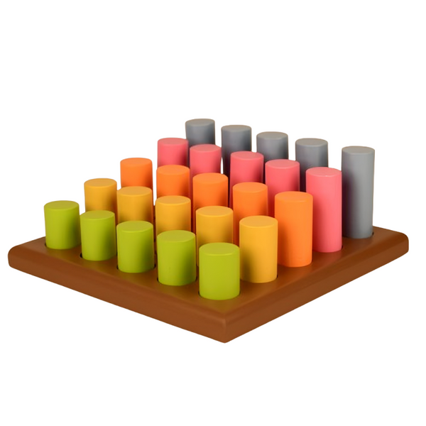 Wooden Toy Set | Rod Peg Steps