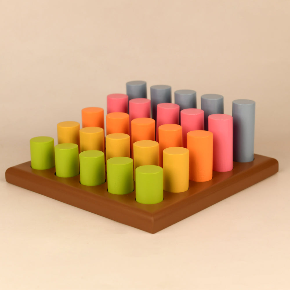 Wooden Toy Set | Rod Peg Steps