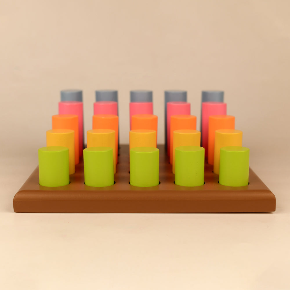 Wooden Toy Set | Rod Peg Steps