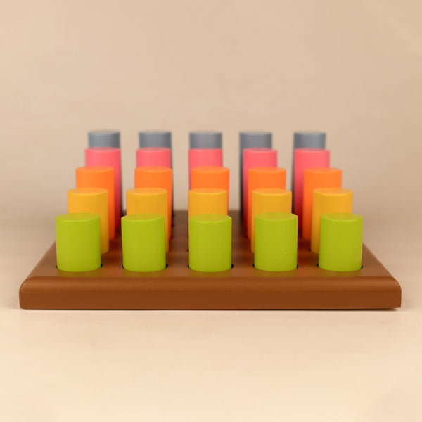 Wooden Toy Set | Rod Peg Steps