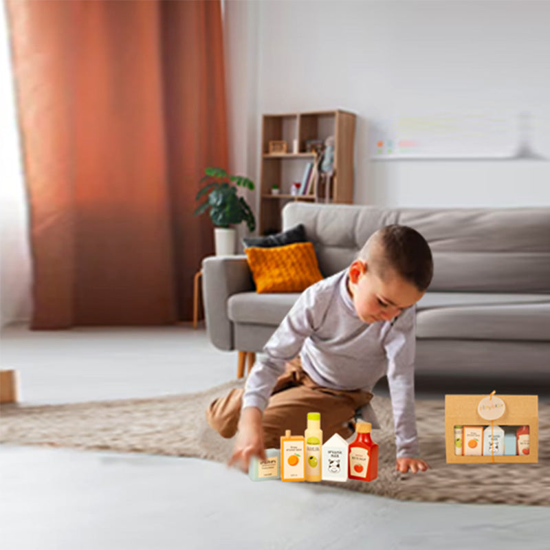 Wooden Toy Set | Shop n Roll Grocery