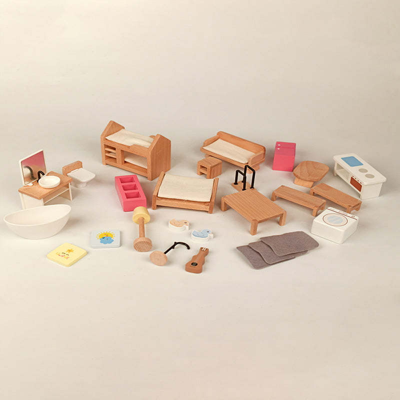 Wooden Toy Set | Doll House Furniture
