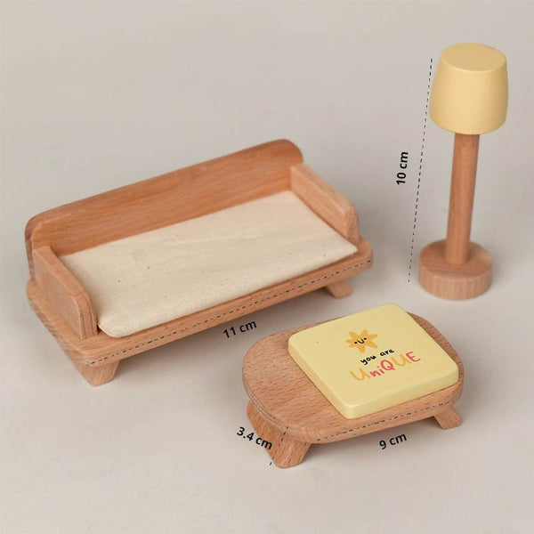 Wooden Toy Set | Doll House Furniture