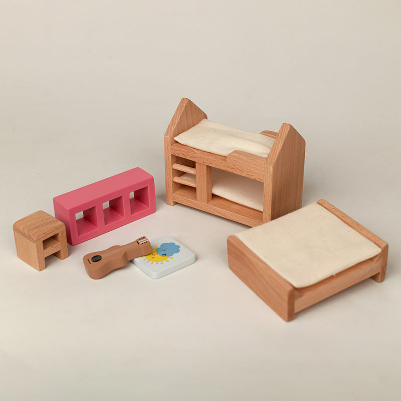 Wooden Toy Set | Doll House Furniture