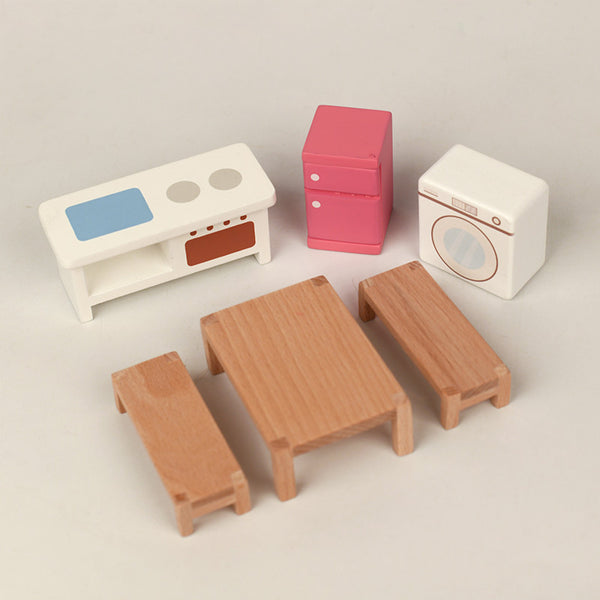 Wooden Toy Set | Doll House Furniture