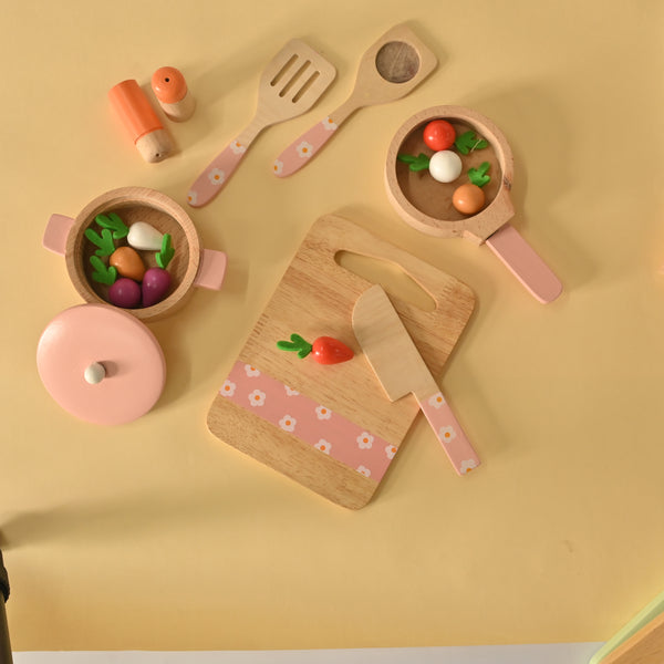 Wooden Toy Set | Grill & Chill