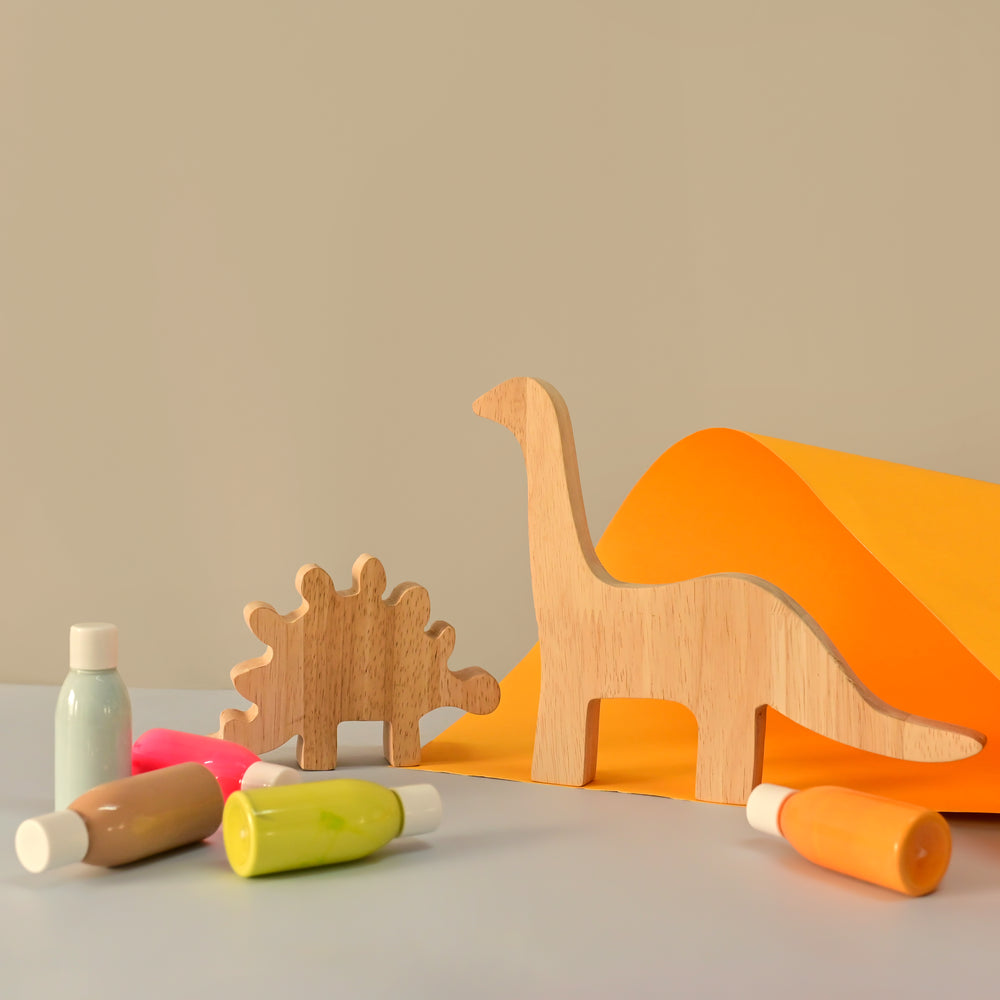 Wooden Toy Set | DIY Kit - Dino Set
