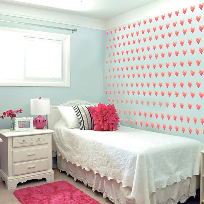 Mini Wall Art Stickers For Room | Paint A Heart