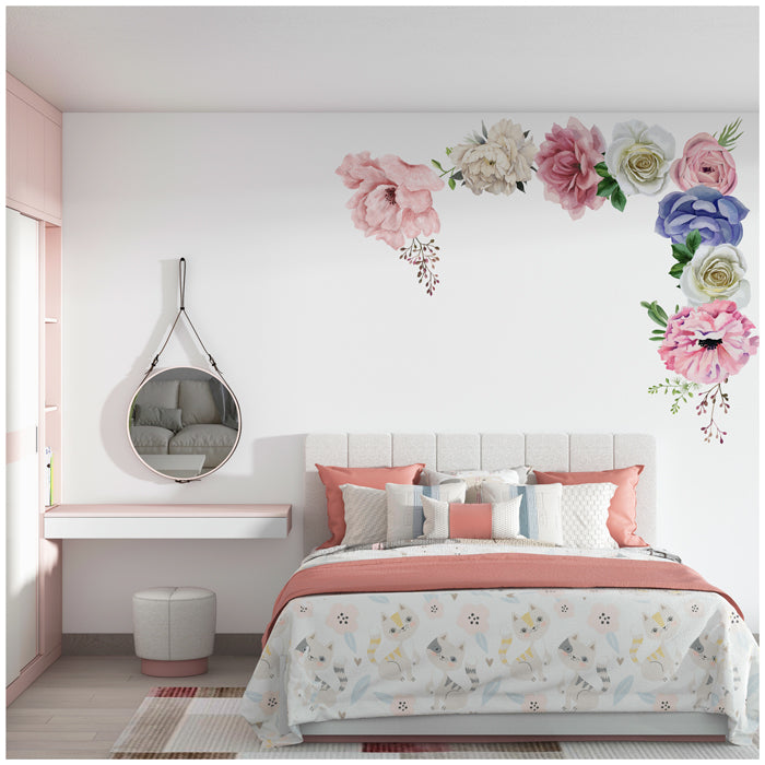 Wall Stickers For Room | Pastel Peonies
