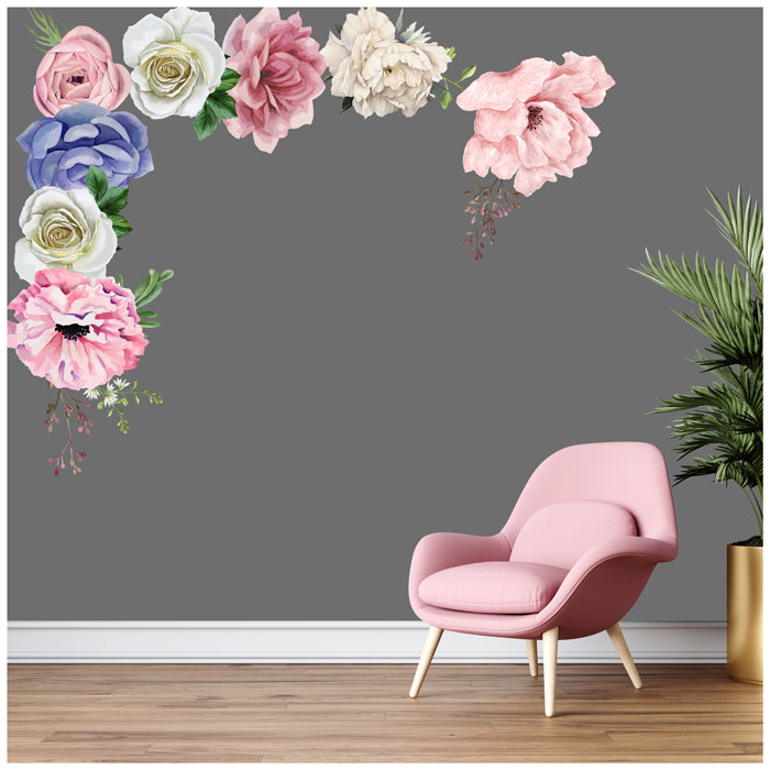 Wall Stickers For Room | Pastel Peonies