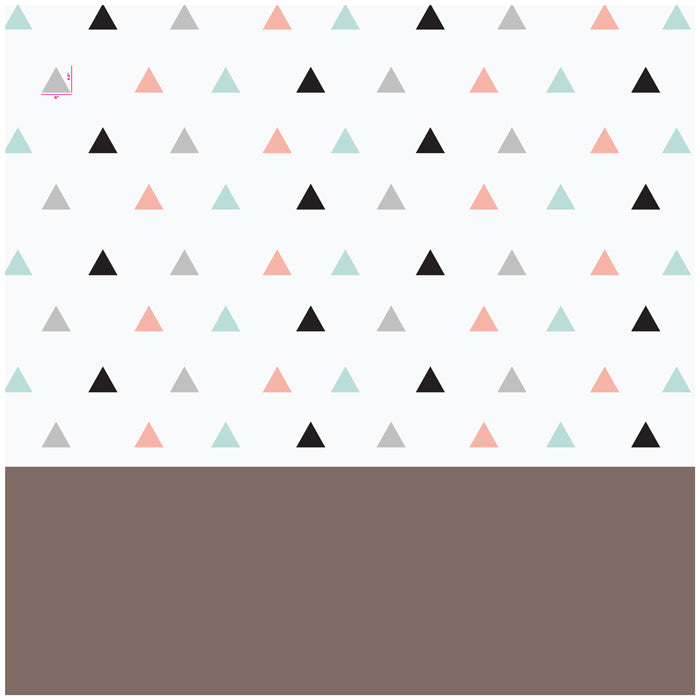 Mini Wall Art Stickers For Room | Pastel Triangle