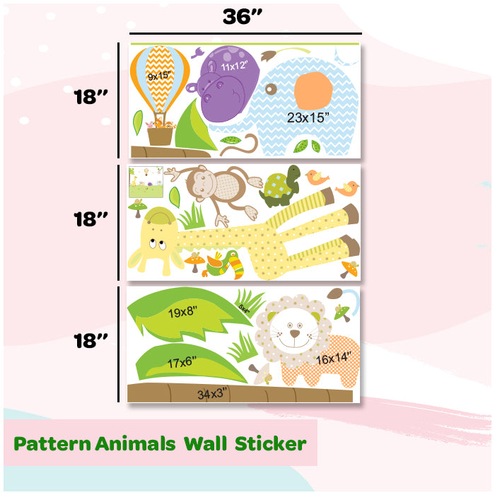 Wall Stickers For Room | Pattern Animals