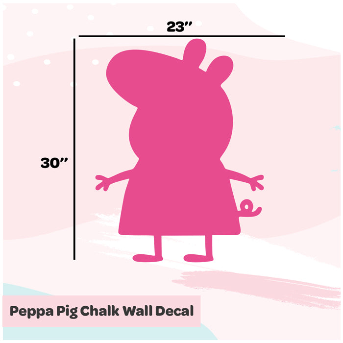 Chalk Wall Decals | Peppa Pig - Pink