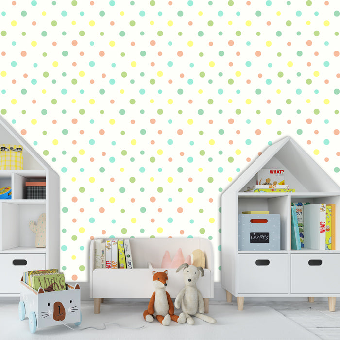 Polka Dots Pattern Wallpaper
