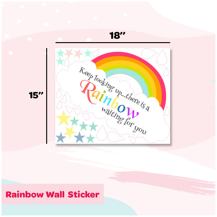 Wall Stickers For Room | Rainy Rainbow