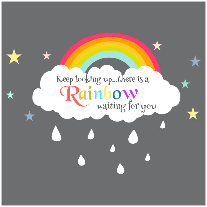 Wall Stickers For Room | Rainy Rainbow